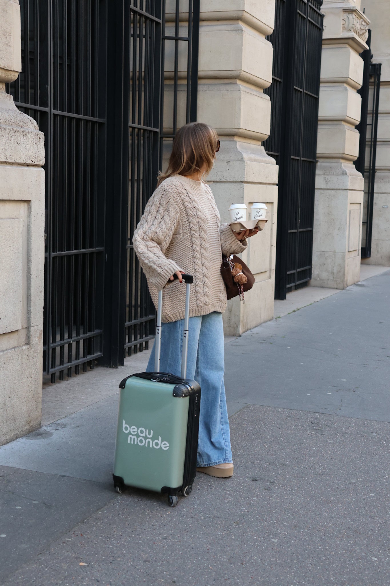 Marcella cable knit beige