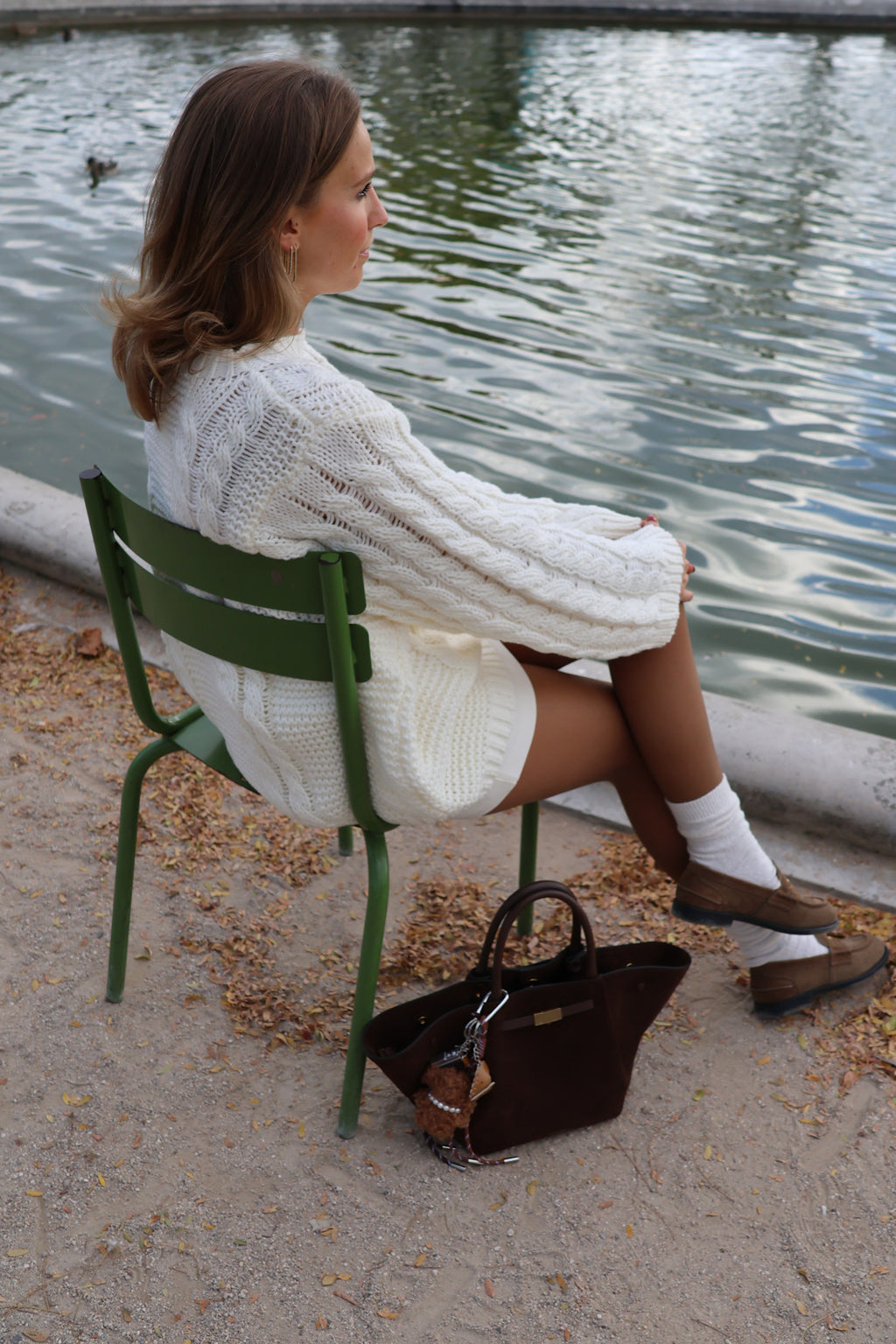 Marcella cable knit offwhite