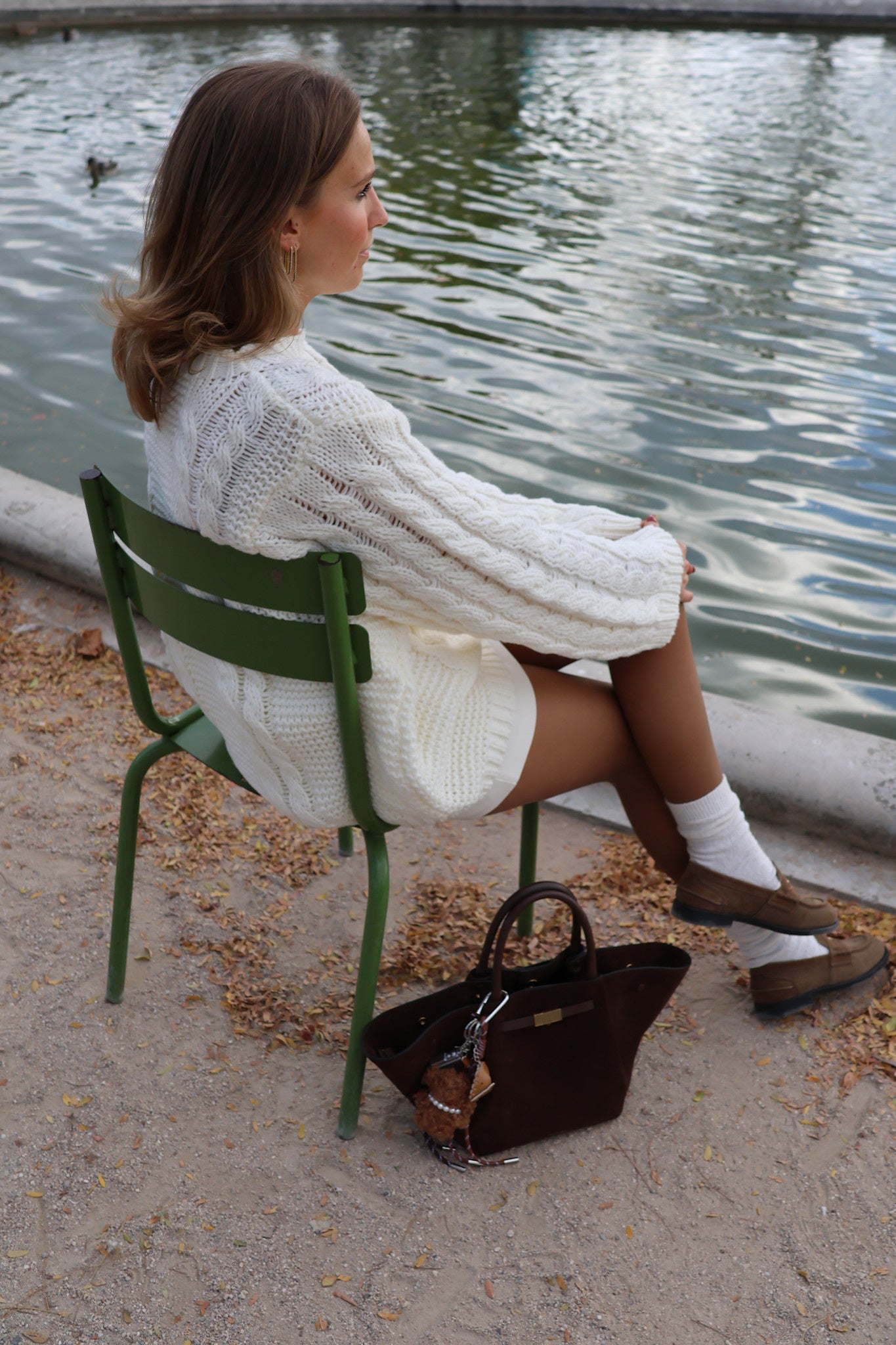 Marcella cable knit offwhite