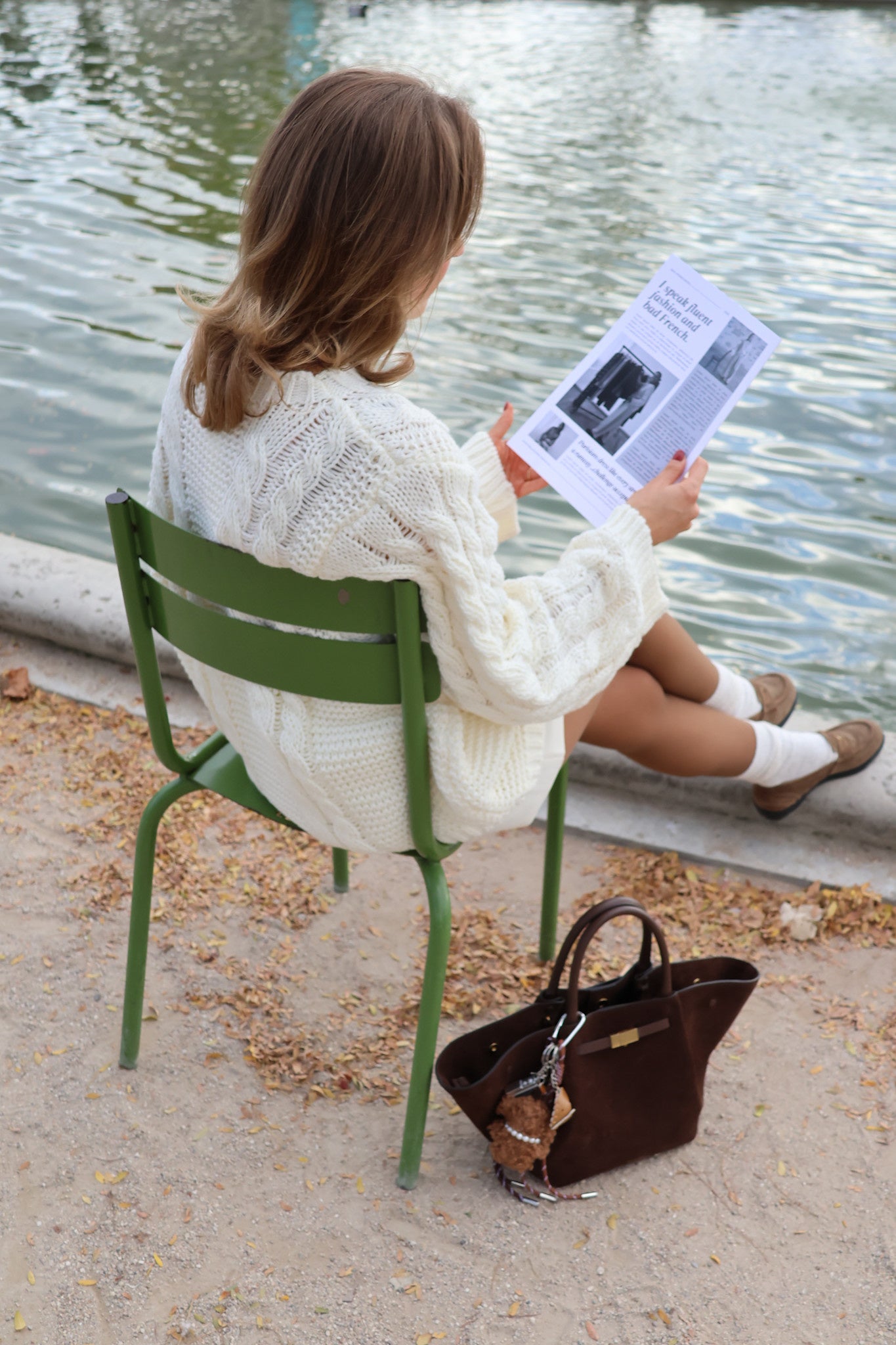 Marcella cable knit offwhite