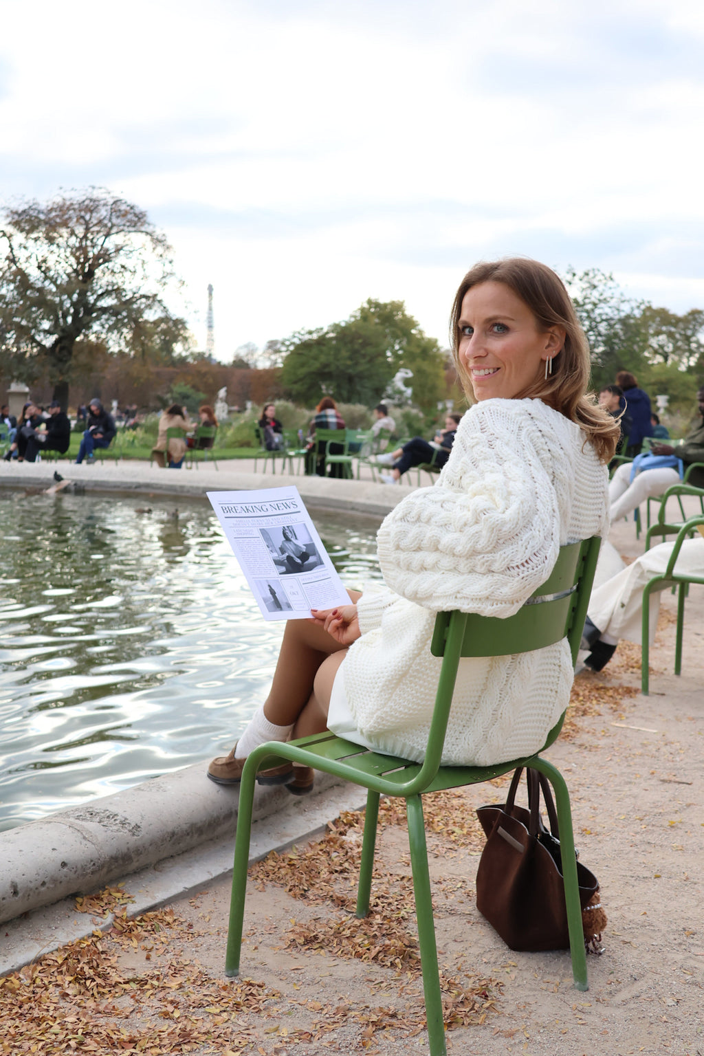 Marcella cable knit offwhite