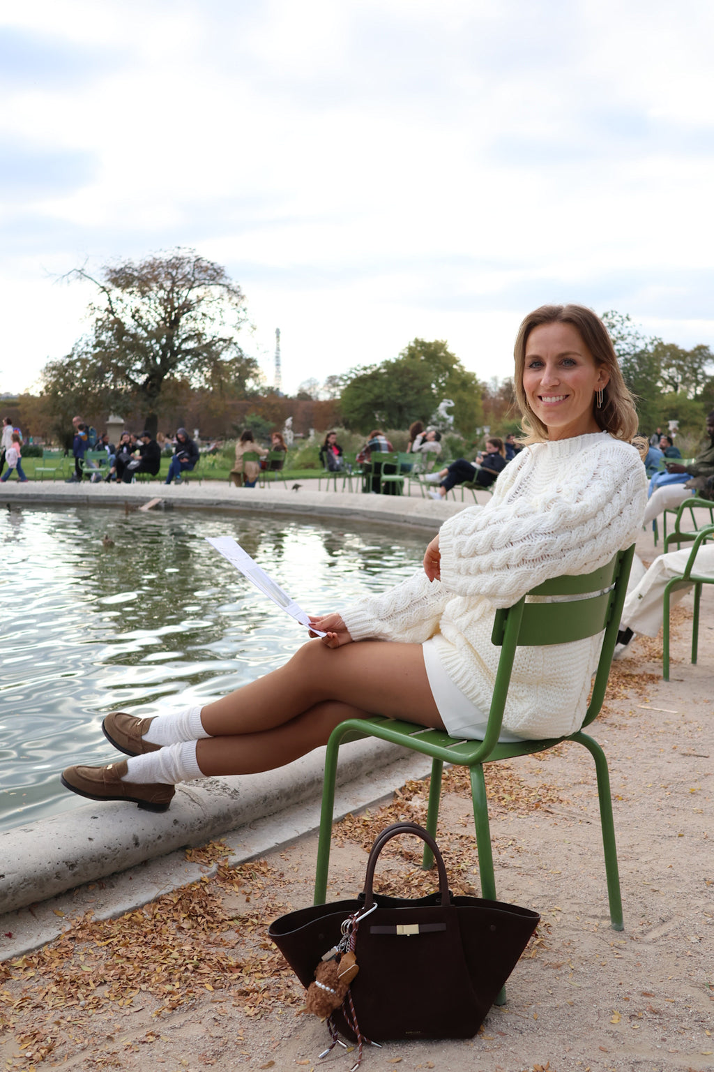 Marcella cable knit offwhite