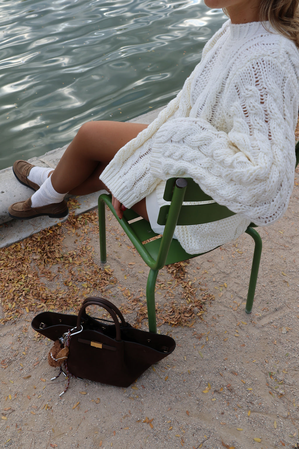 Marcella cable knit offwhite