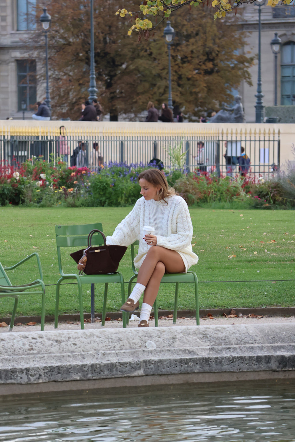 Marcella cable knit offwhite