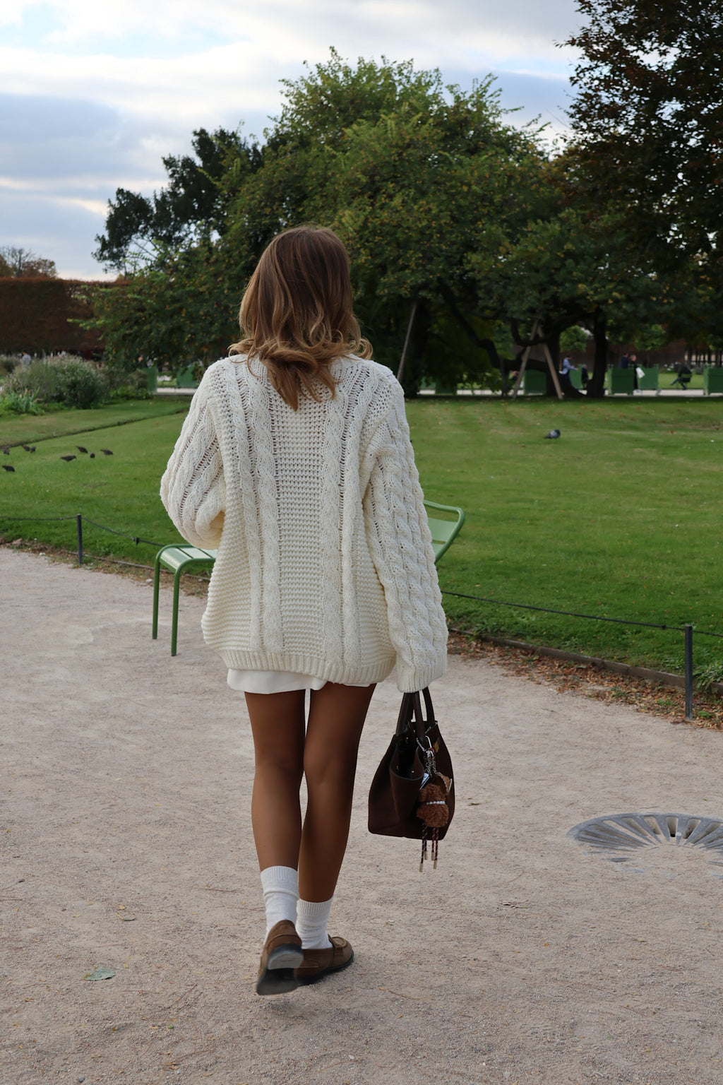 Marcella cable knit offwhite