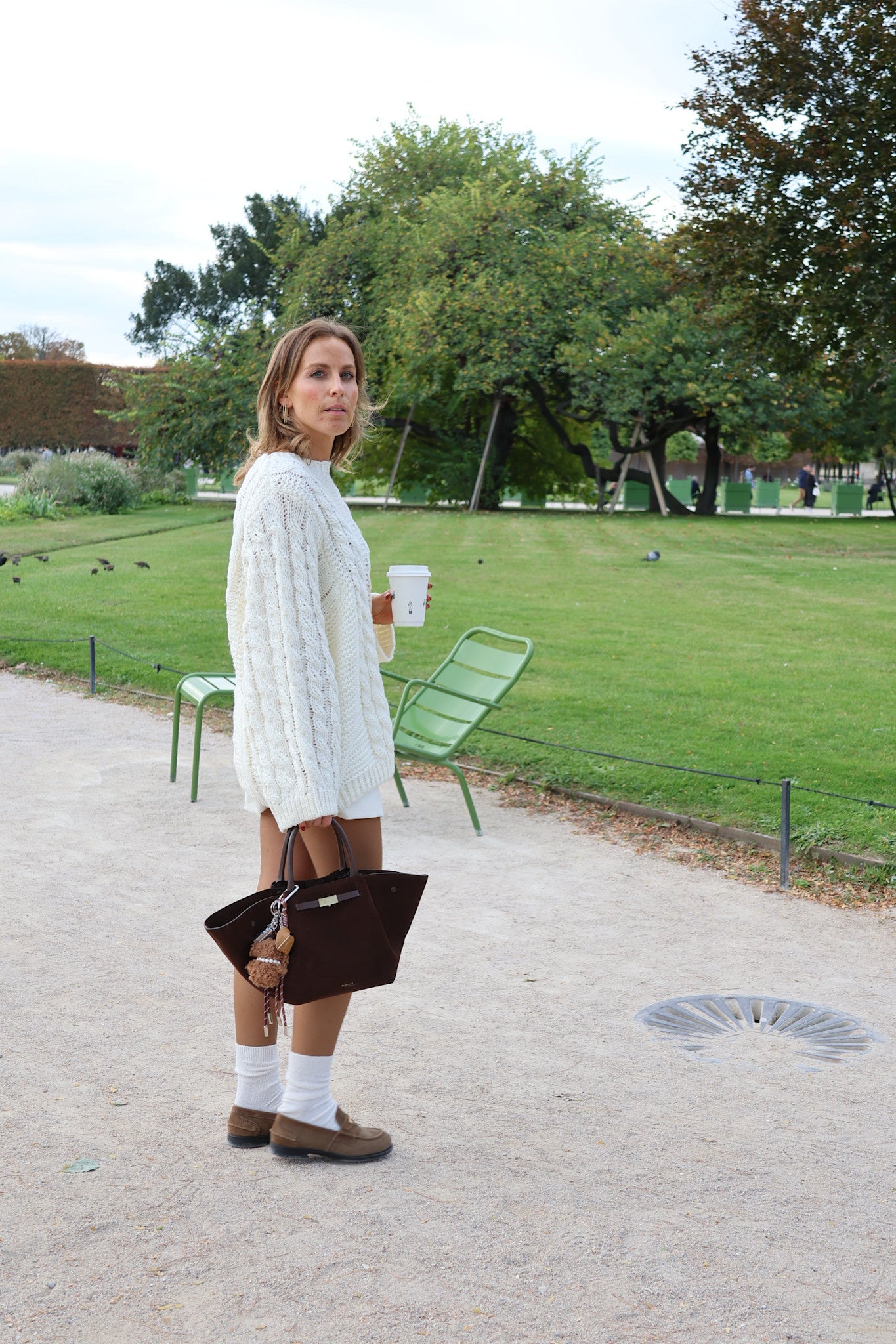 Marcella cable knit offwhite