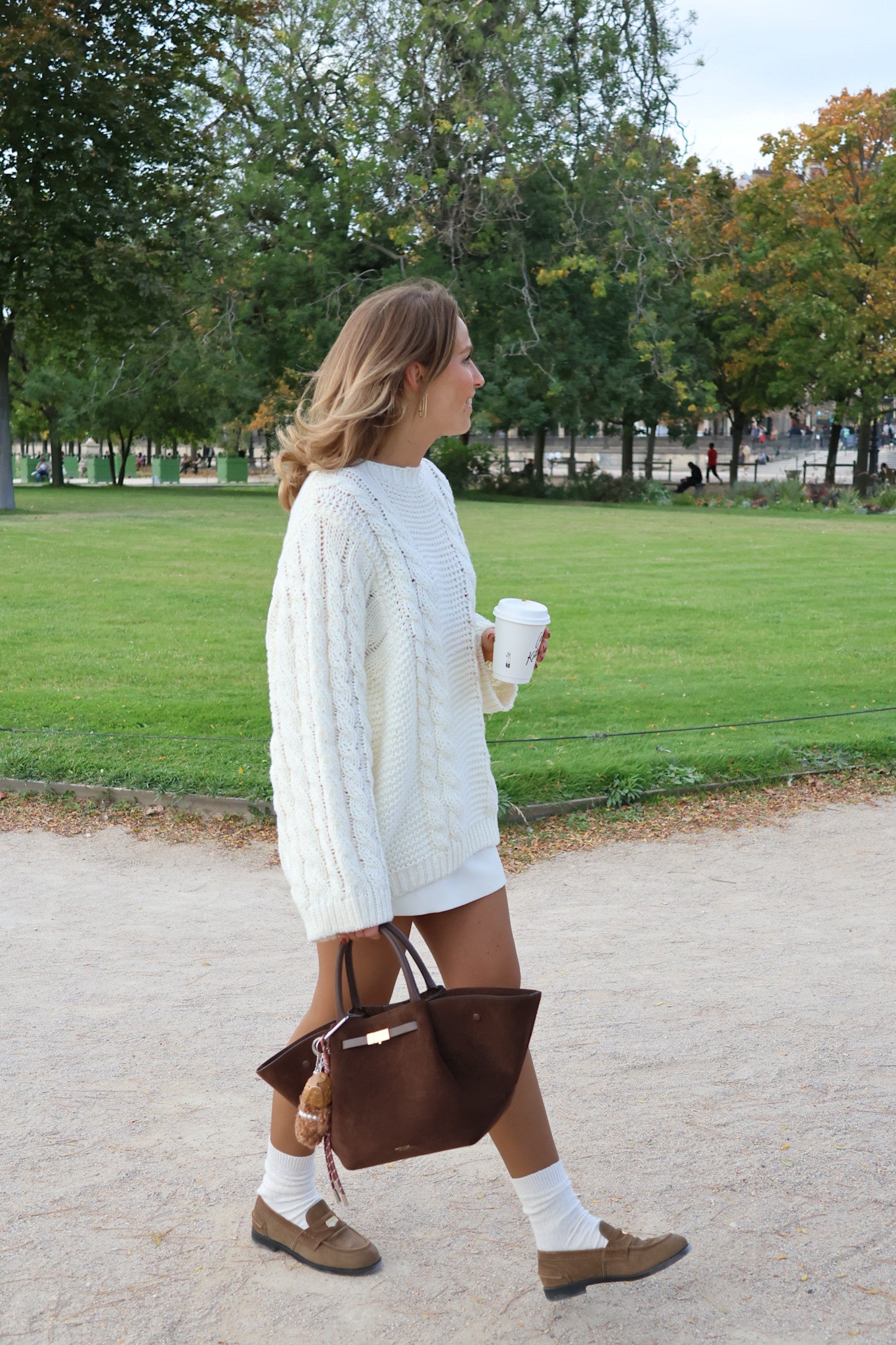 Marcella cable knit offwhite