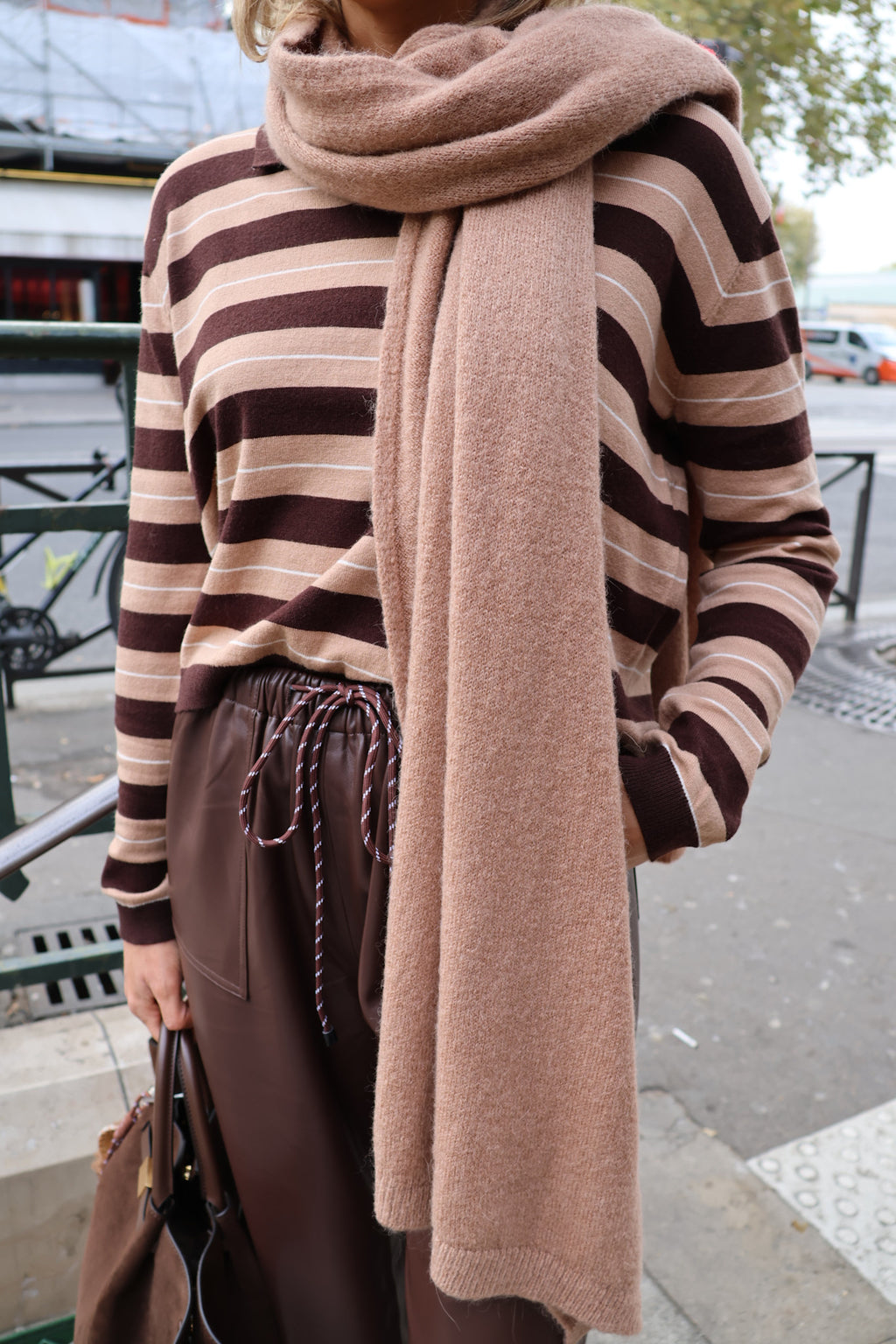 Valentine scarf camel