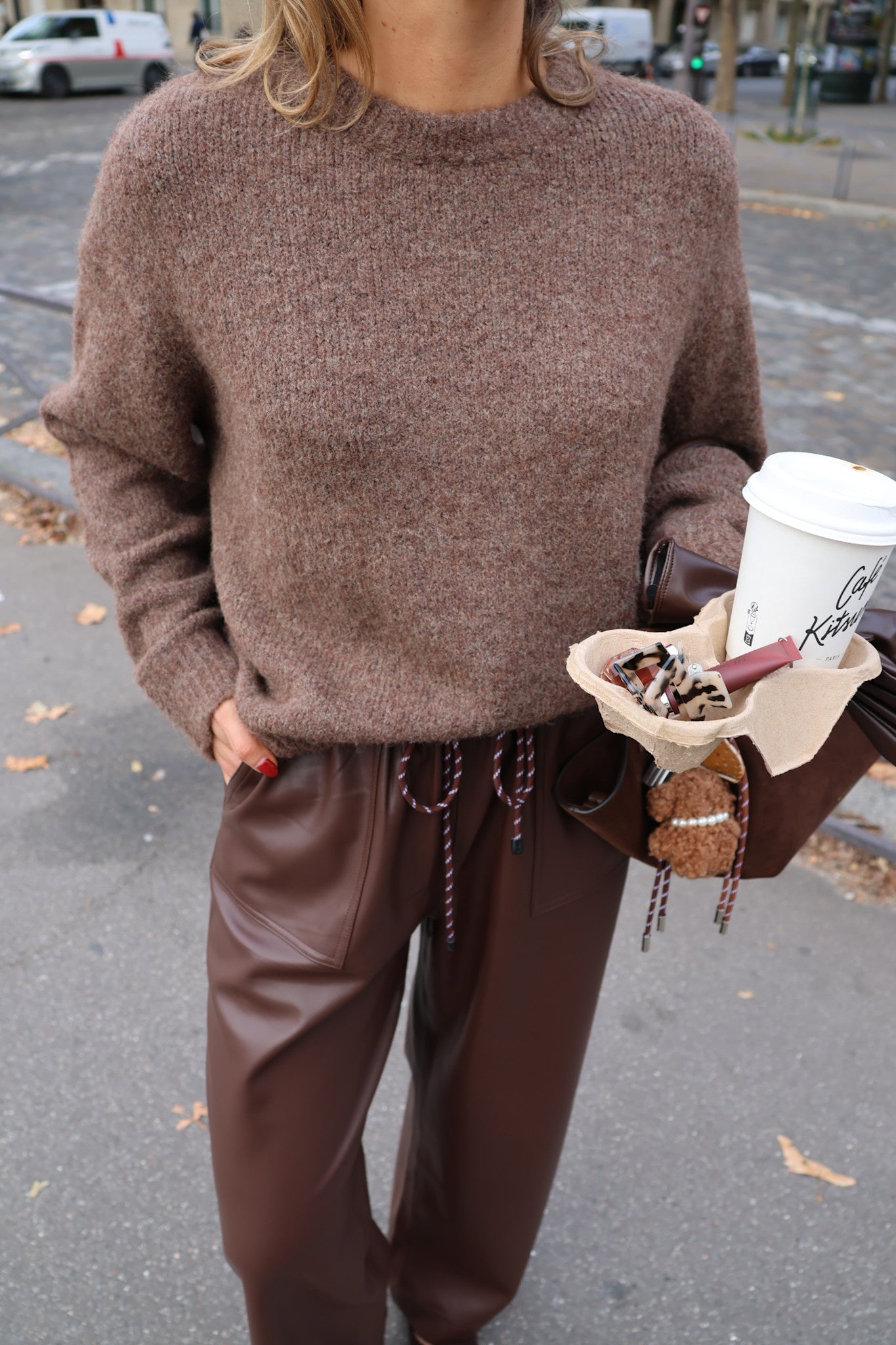 Alfie knit choco