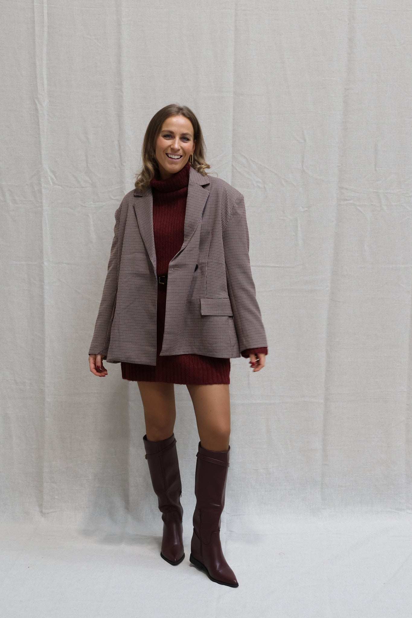 Nina laarzen bordeaux