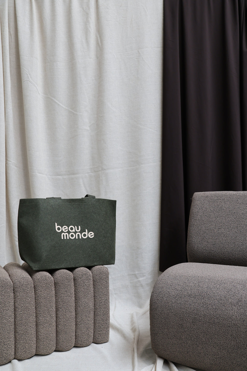 Beau Monde draagtas kaki