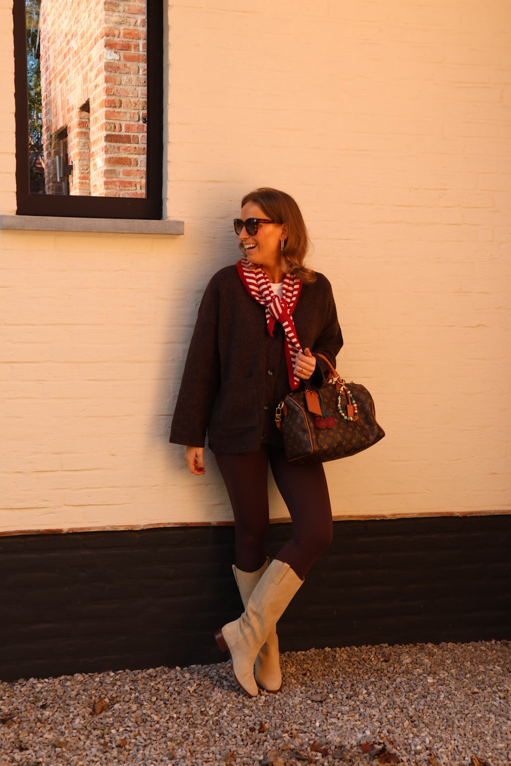 Maureen cardigan choco