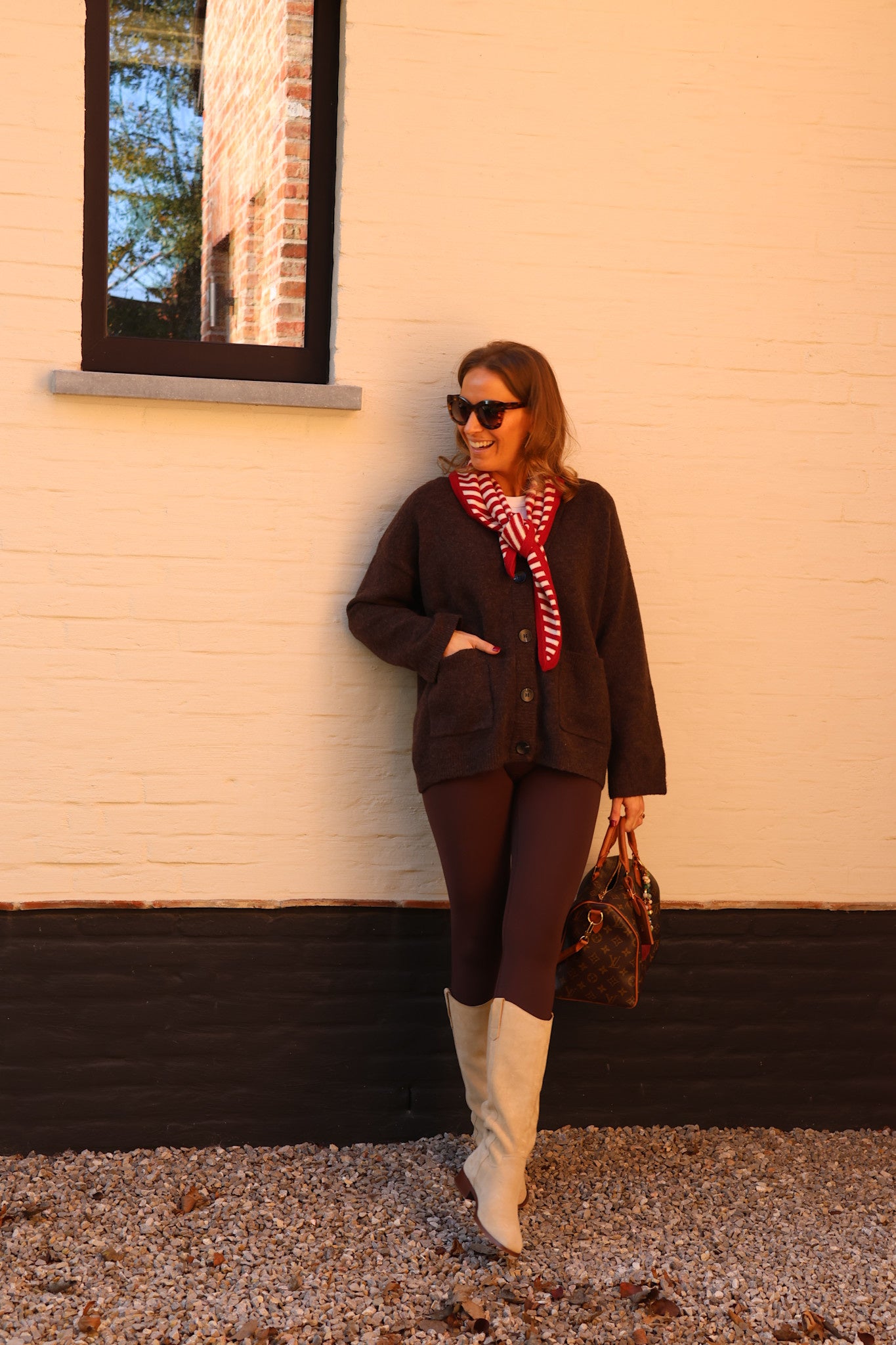 Maureen cardigan choco