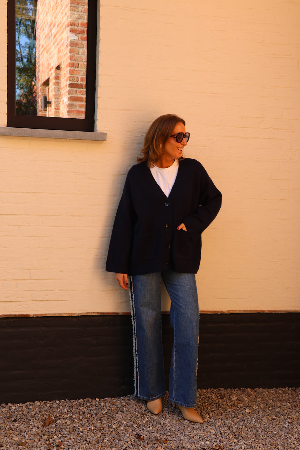 Maureen cardigan marine