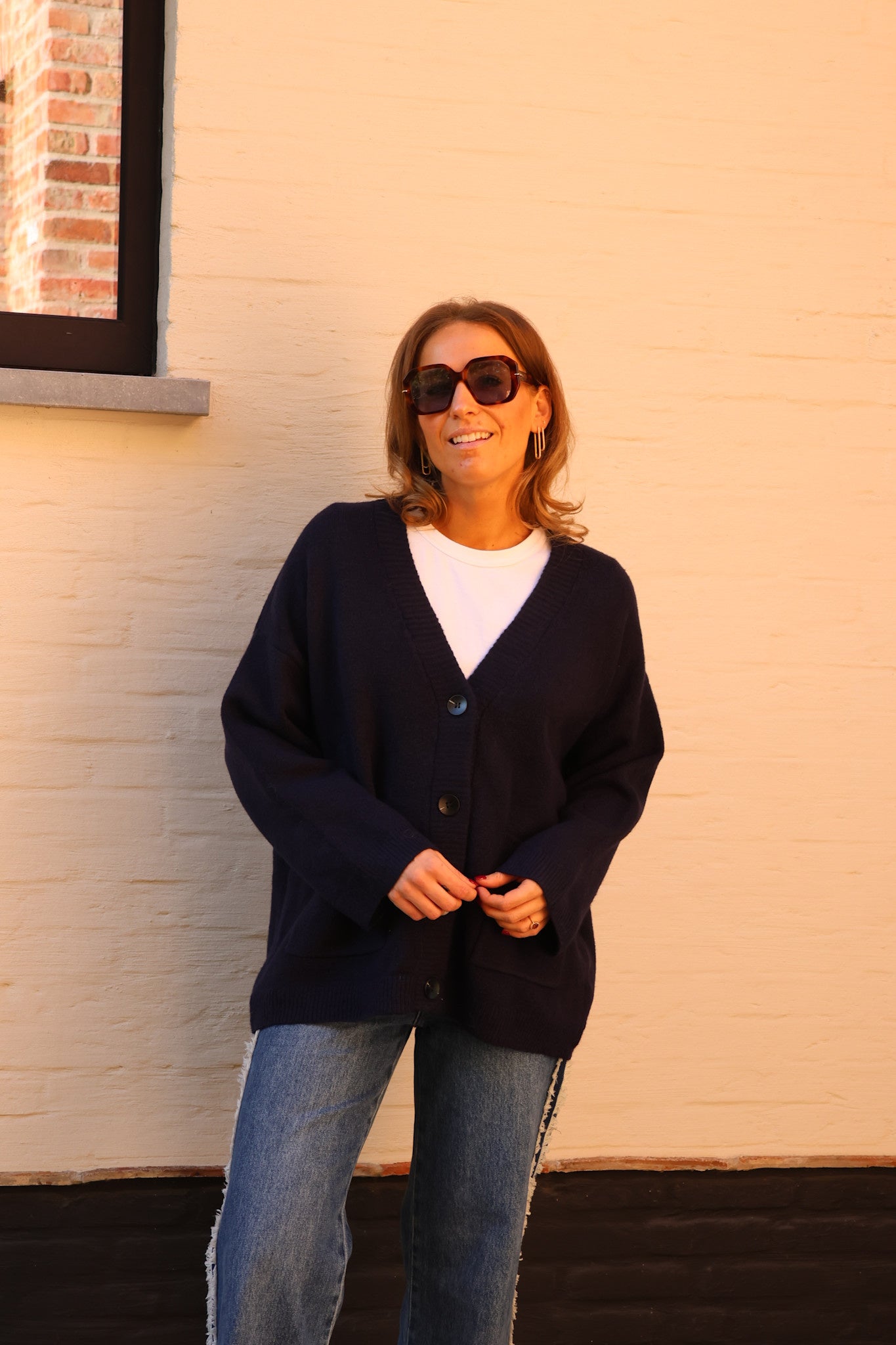 Maureen cardigan marine