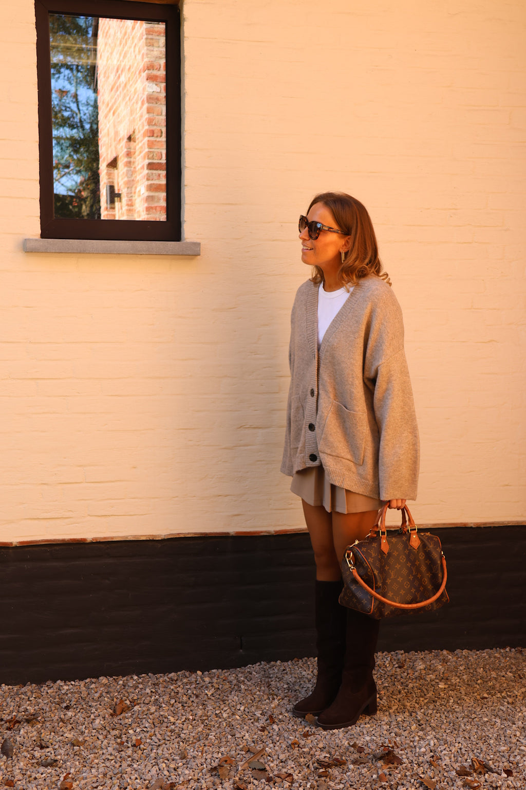 Maureen cardigan taupe