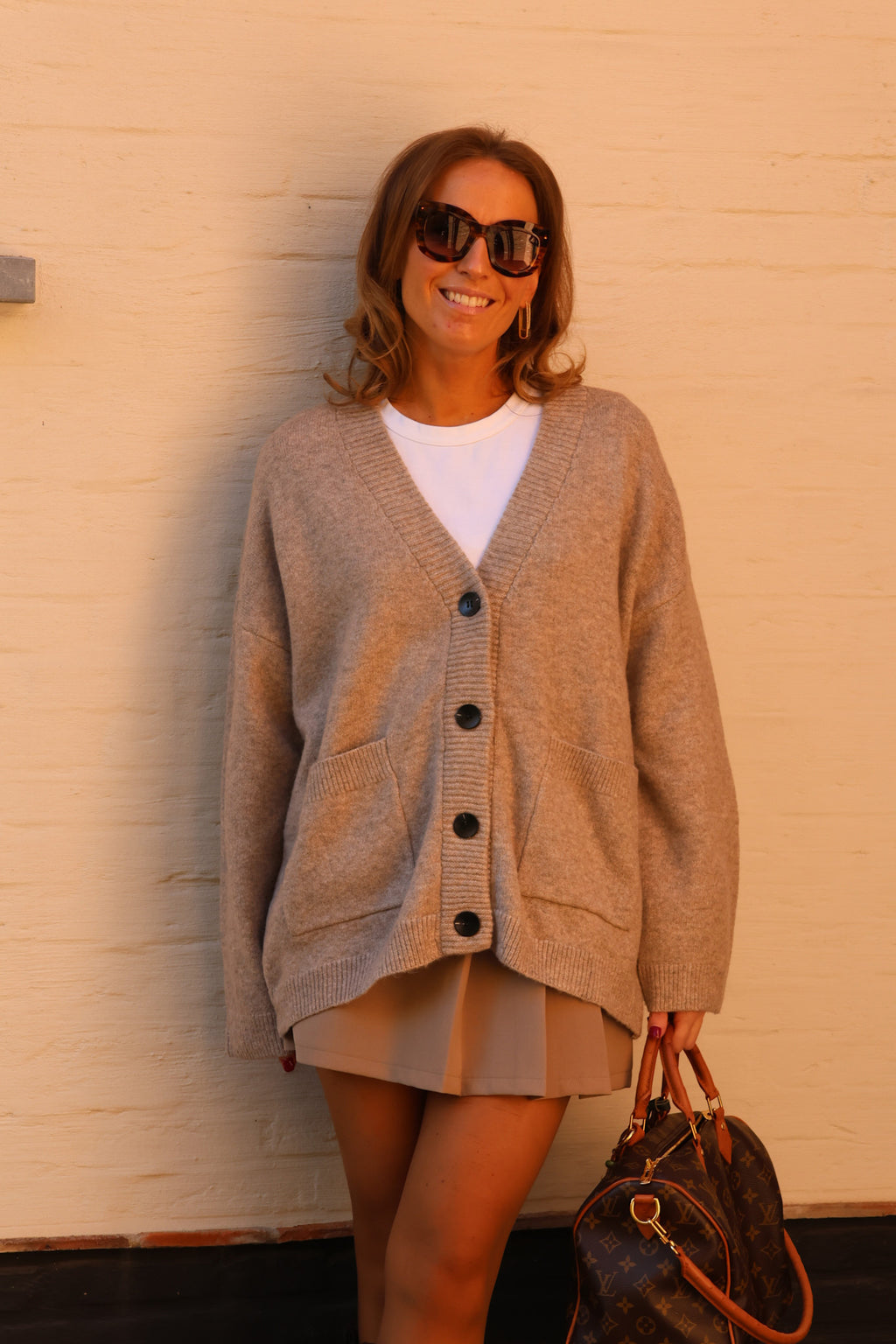 Maureen cardigan taupe