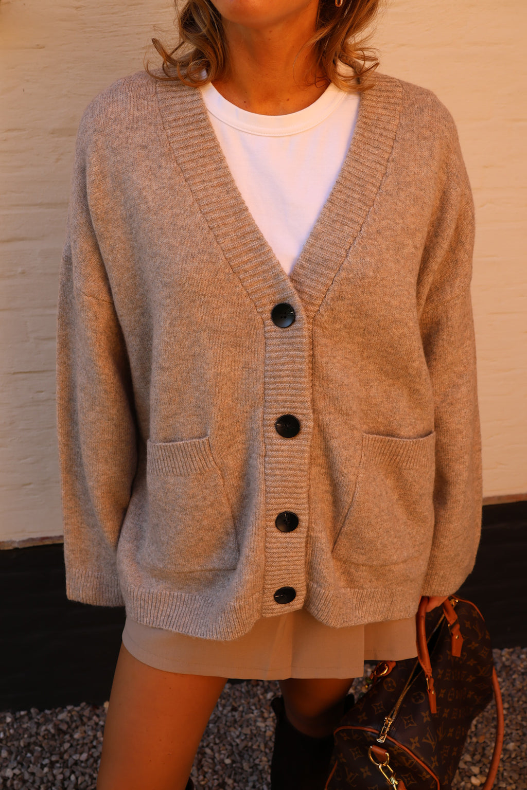 Maureen cardigan taupe