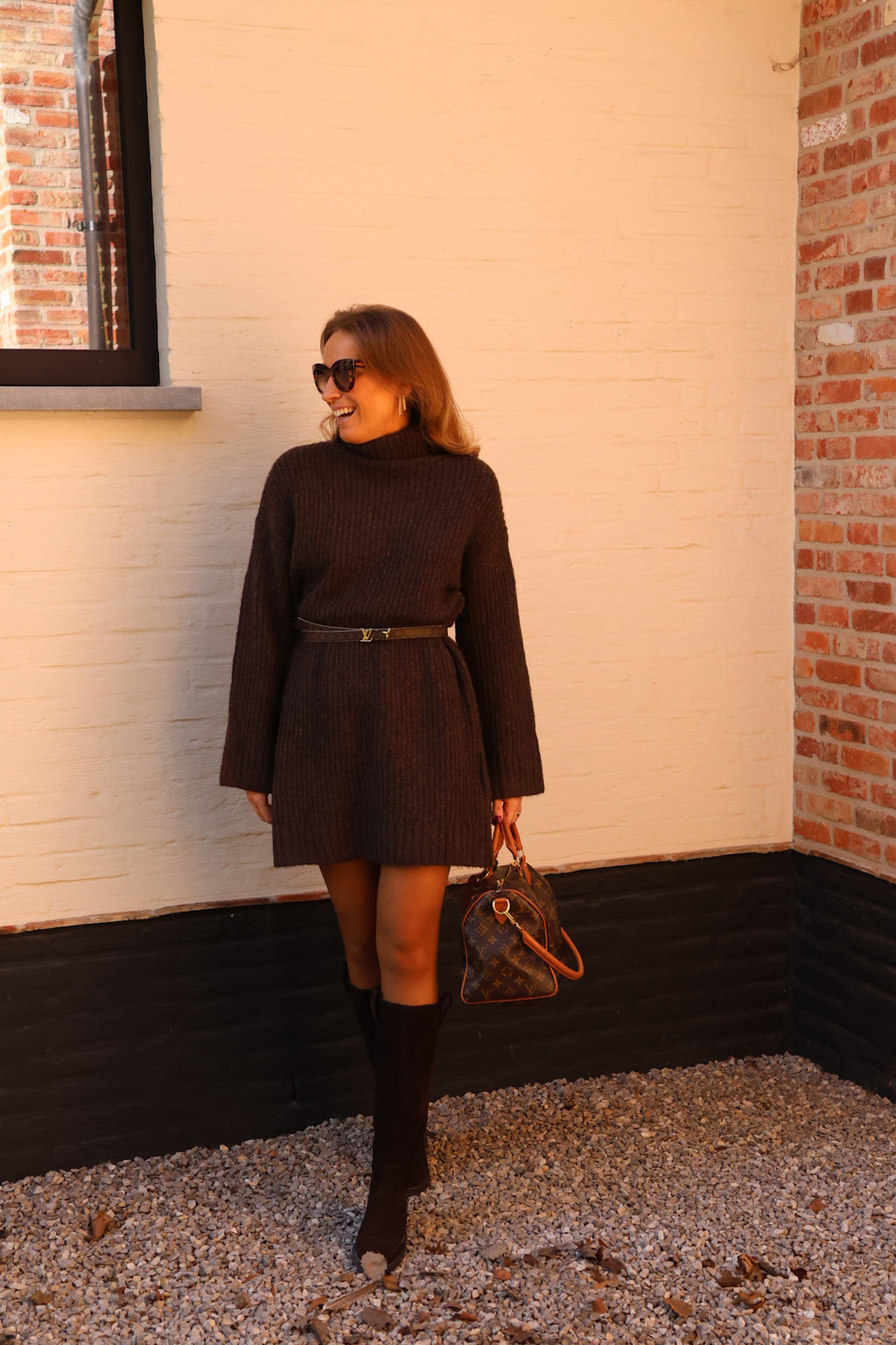Mindy dress choco