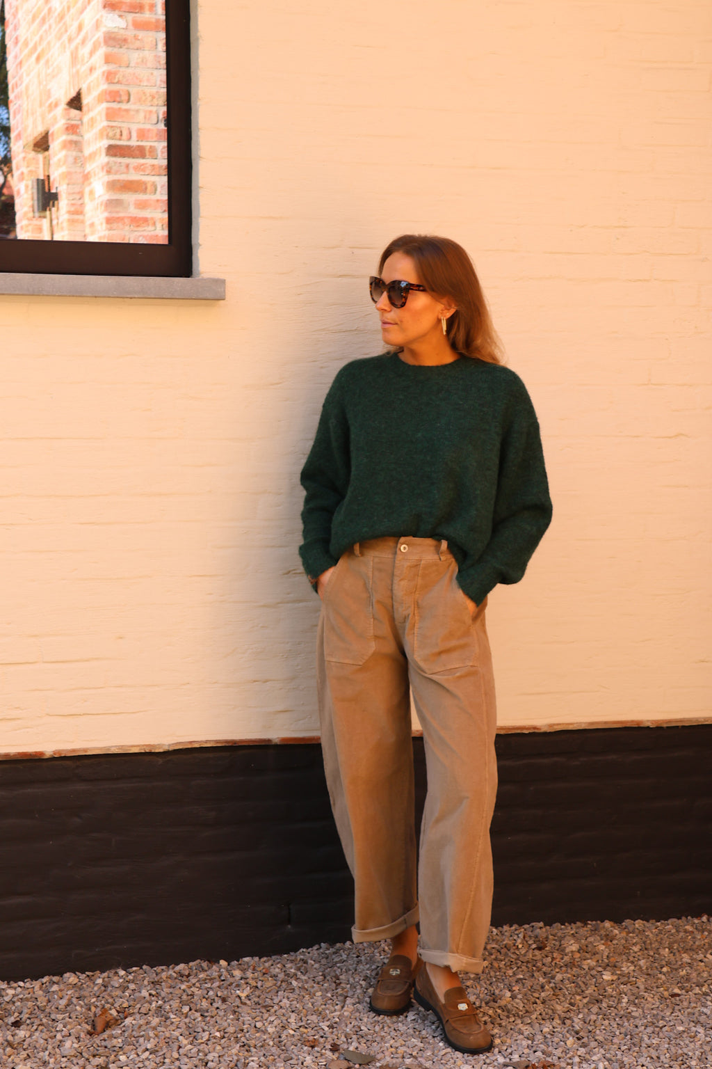 Alfie knit diepgroen