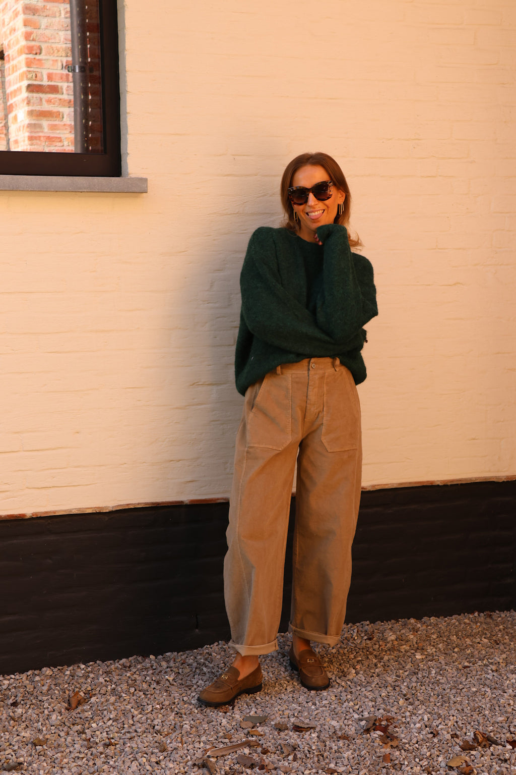 Jeanne balloon trousers camel