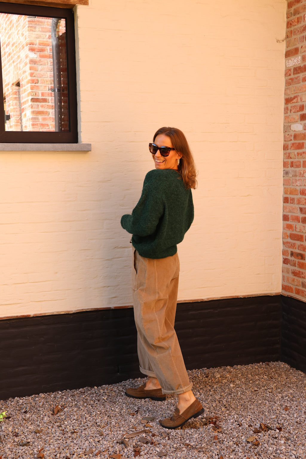 Jeanne balloon trousers camel