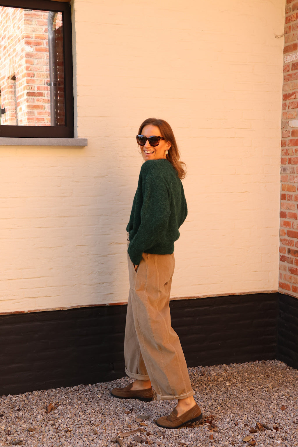 Alfie knit diepgroen