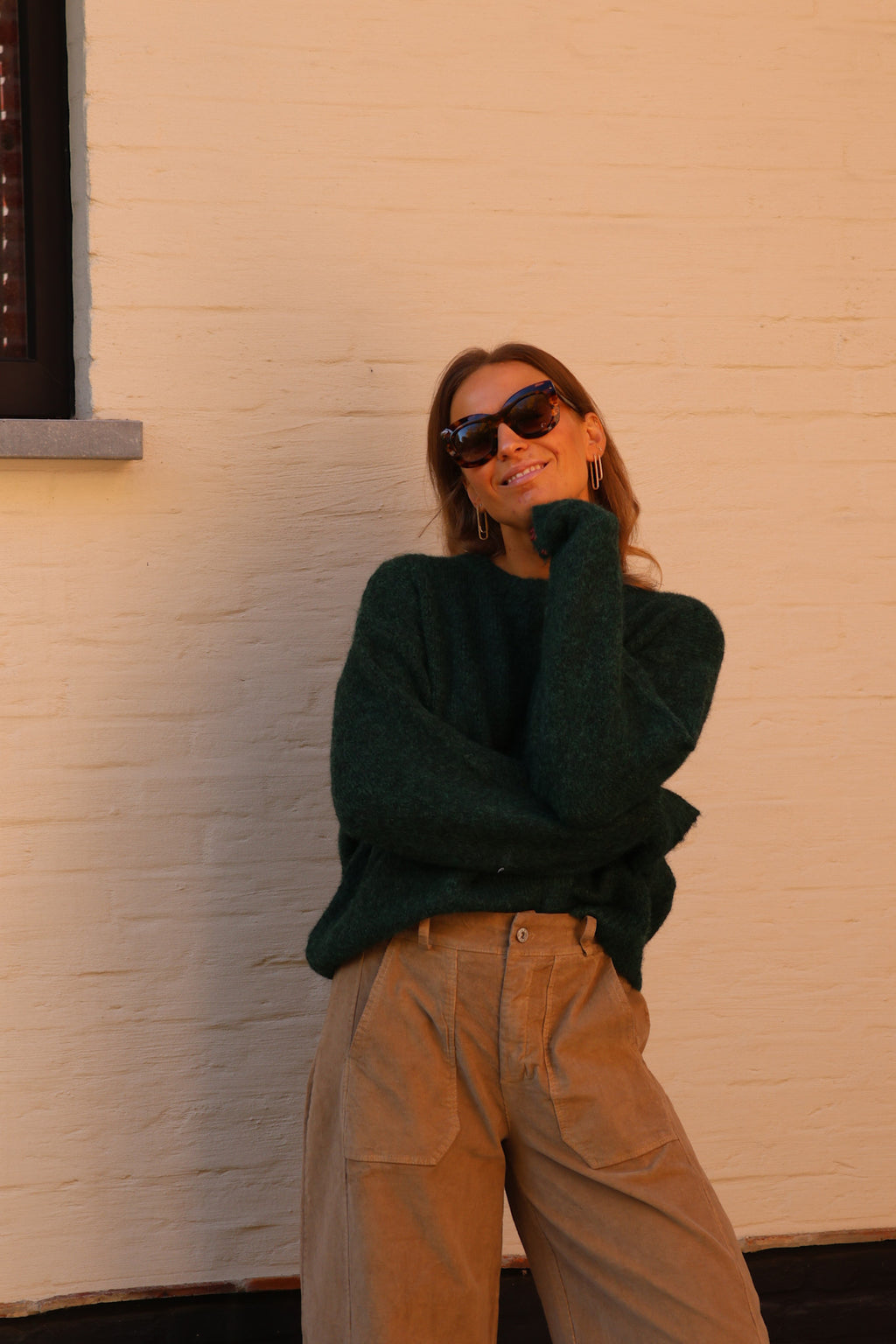 Alfie knit diepgroen