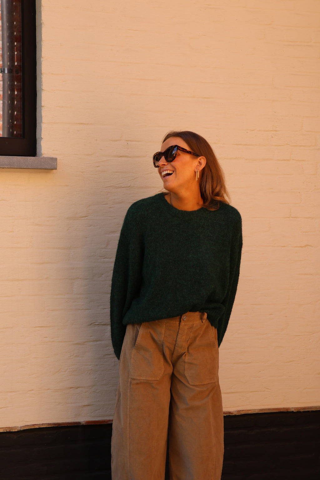 Alfie knit diepgroen