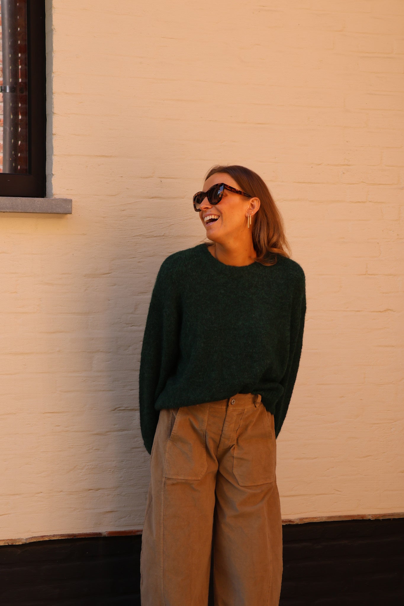 Alfie knit diepgroen