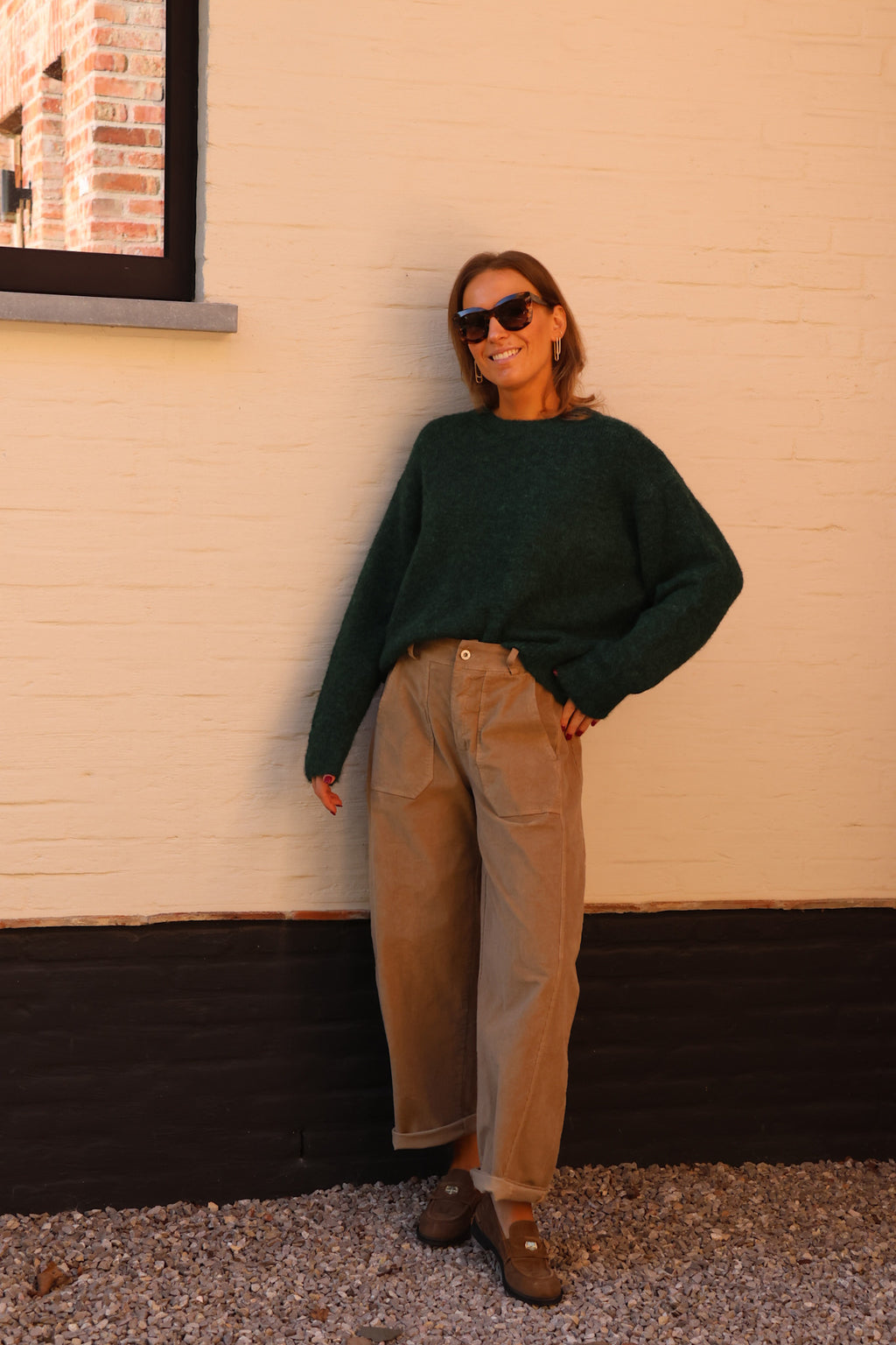 Alfie knit diepgroen