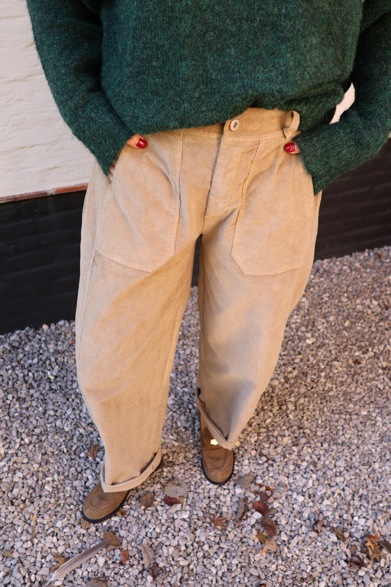 Jeanne balloon trousers camel
