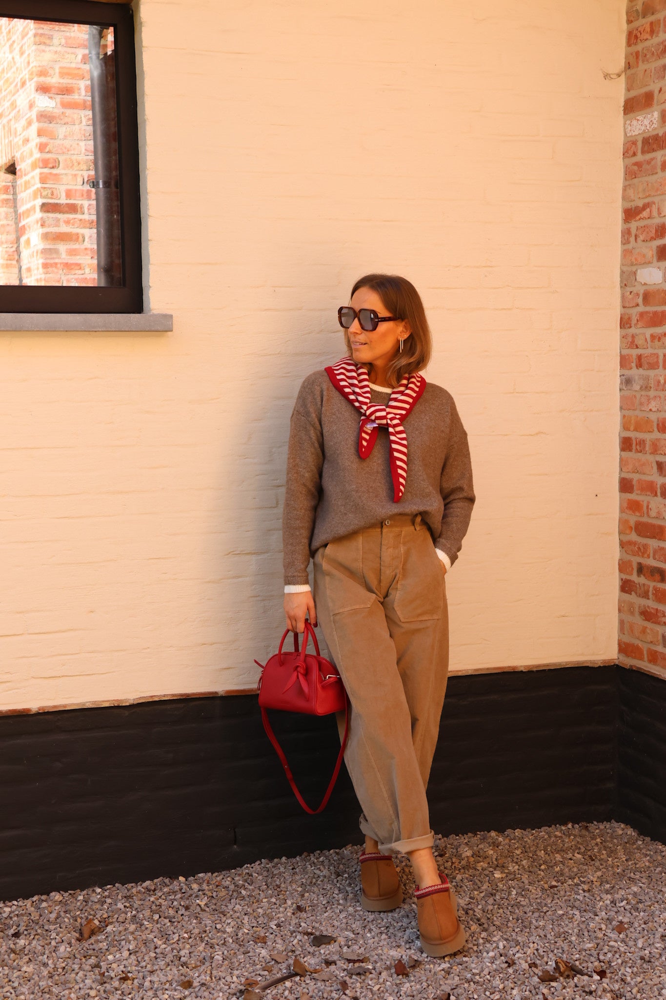 Jeanne balloon trousers camel