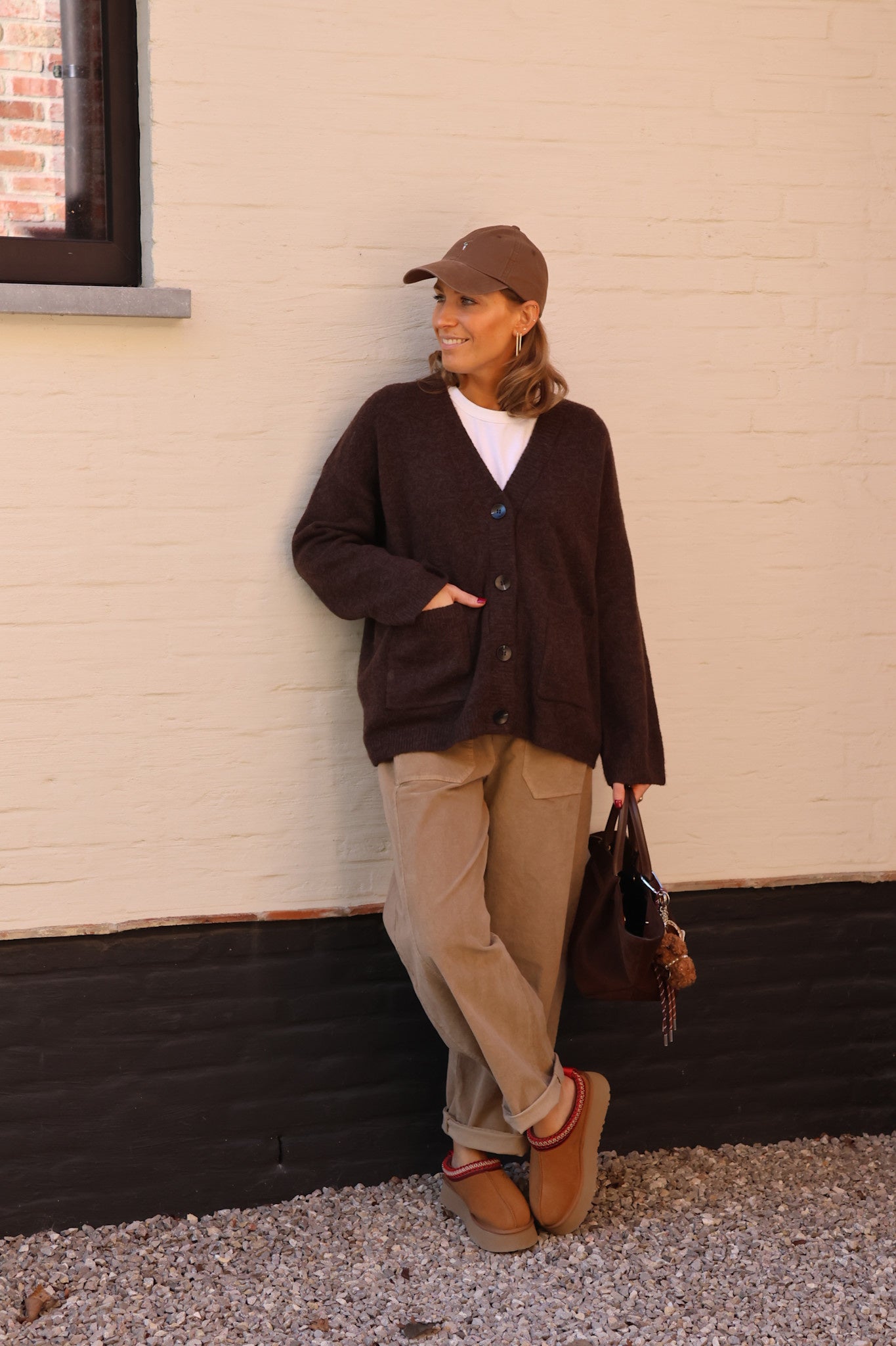 Jeanne balloon trousers camel