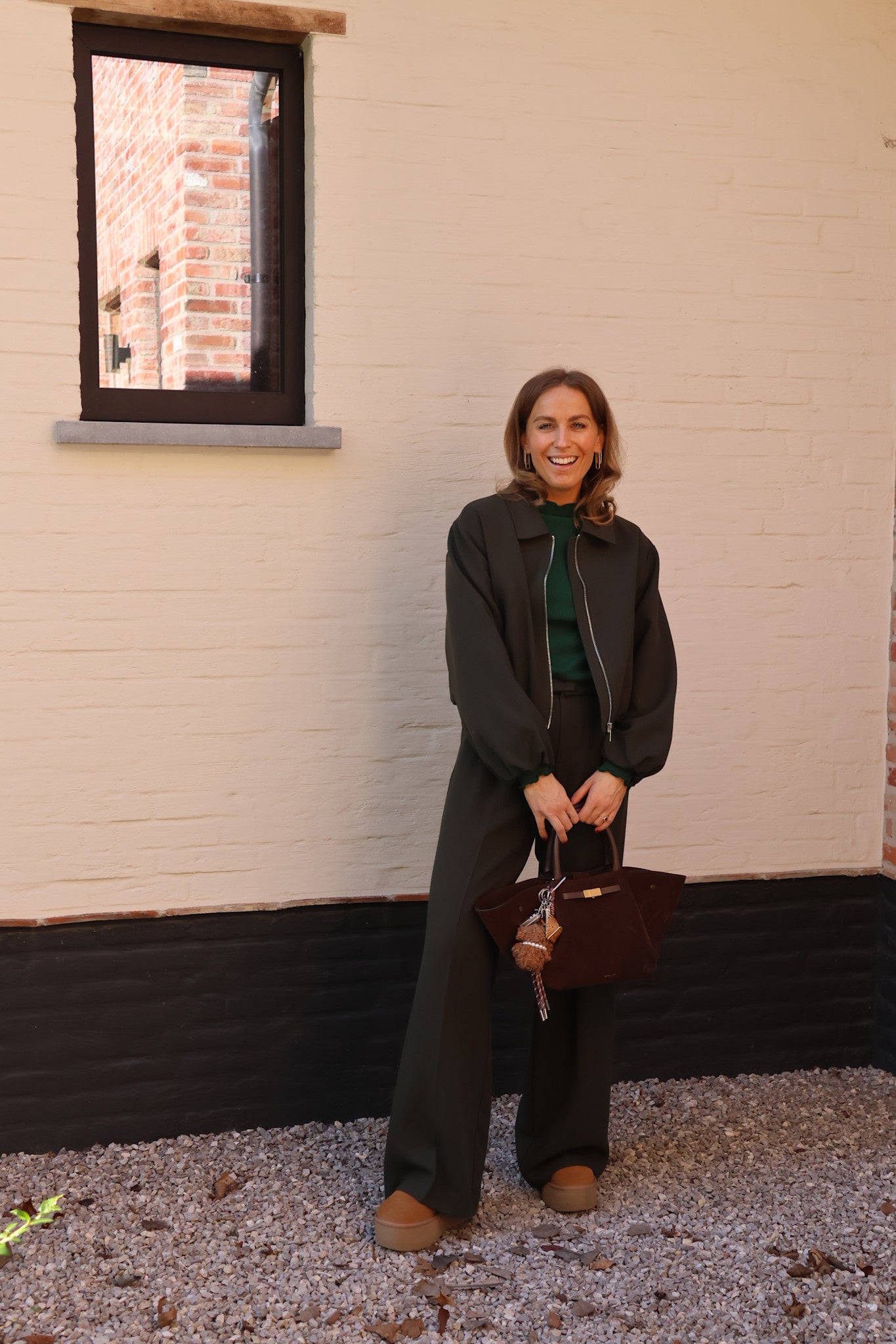 Linde pantalon diepgroen