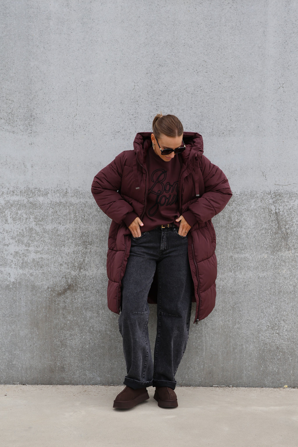 Ona balloon jeans dark grey