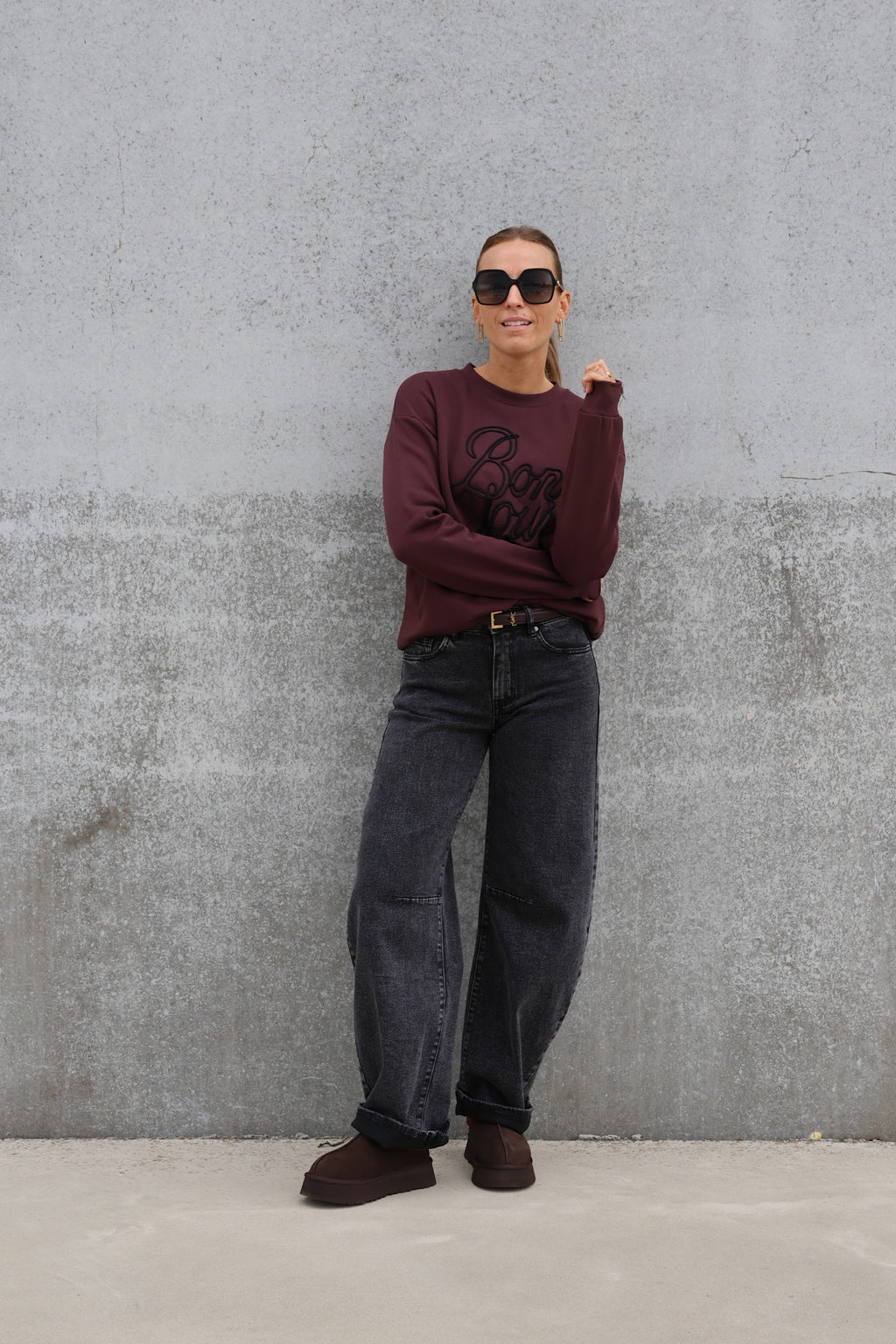 Ona balloon jeans dark grey