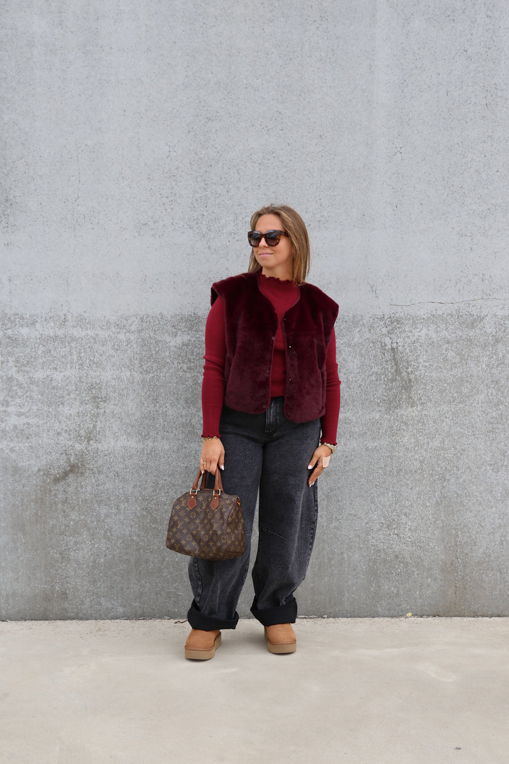 Ona balloon jeans dark grey