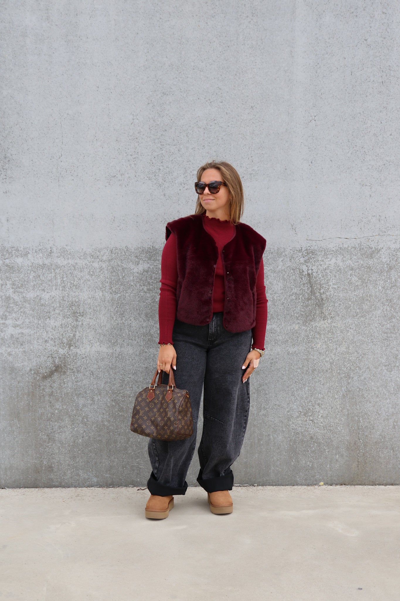 Ona balloon jeans dark grey