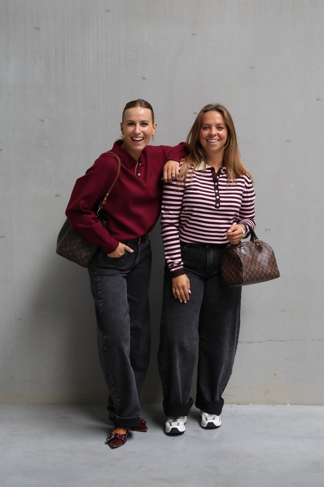 Florence polo knit burgundy