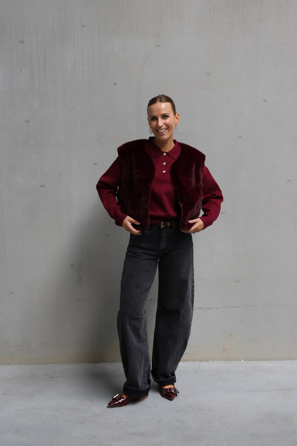 Ona balloon jeans dark grey