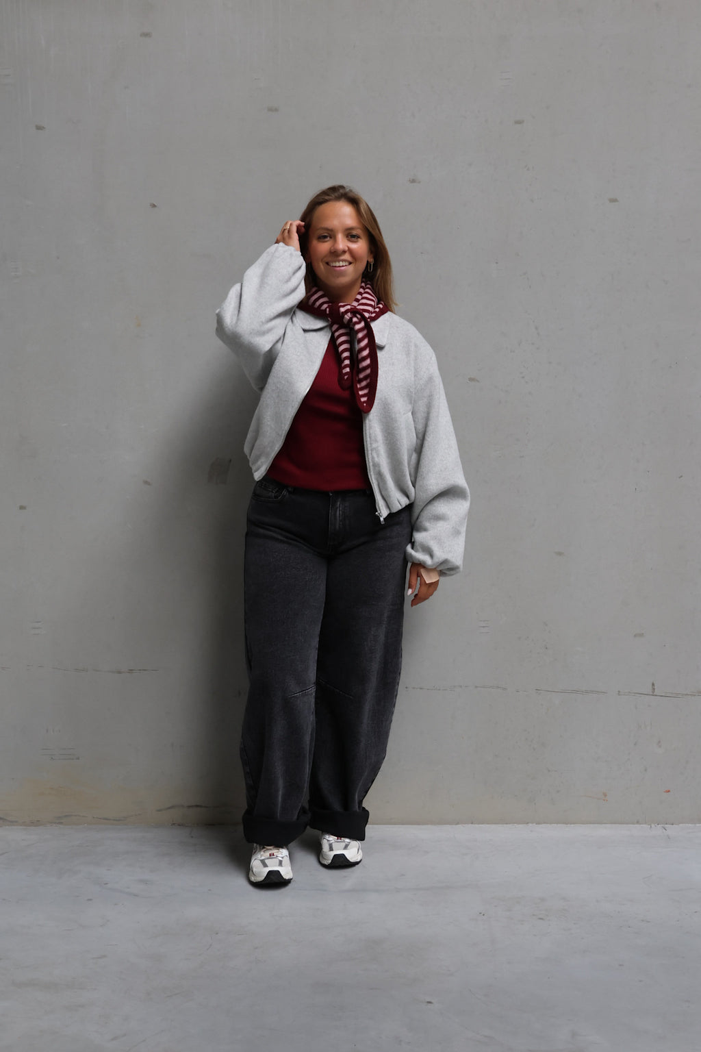 Ona balloon jeans dark grey