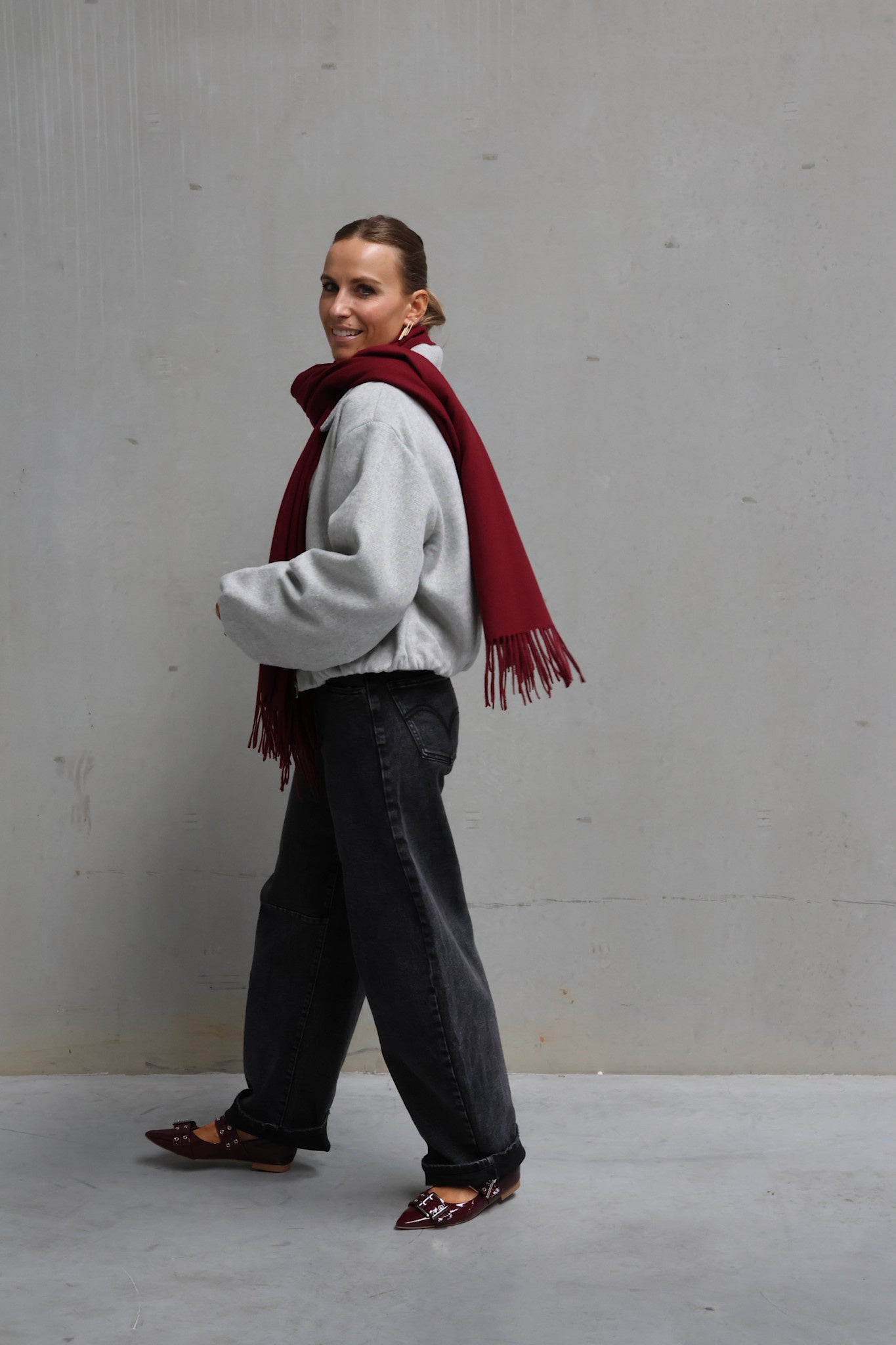 Ona balloon jeans dark grey