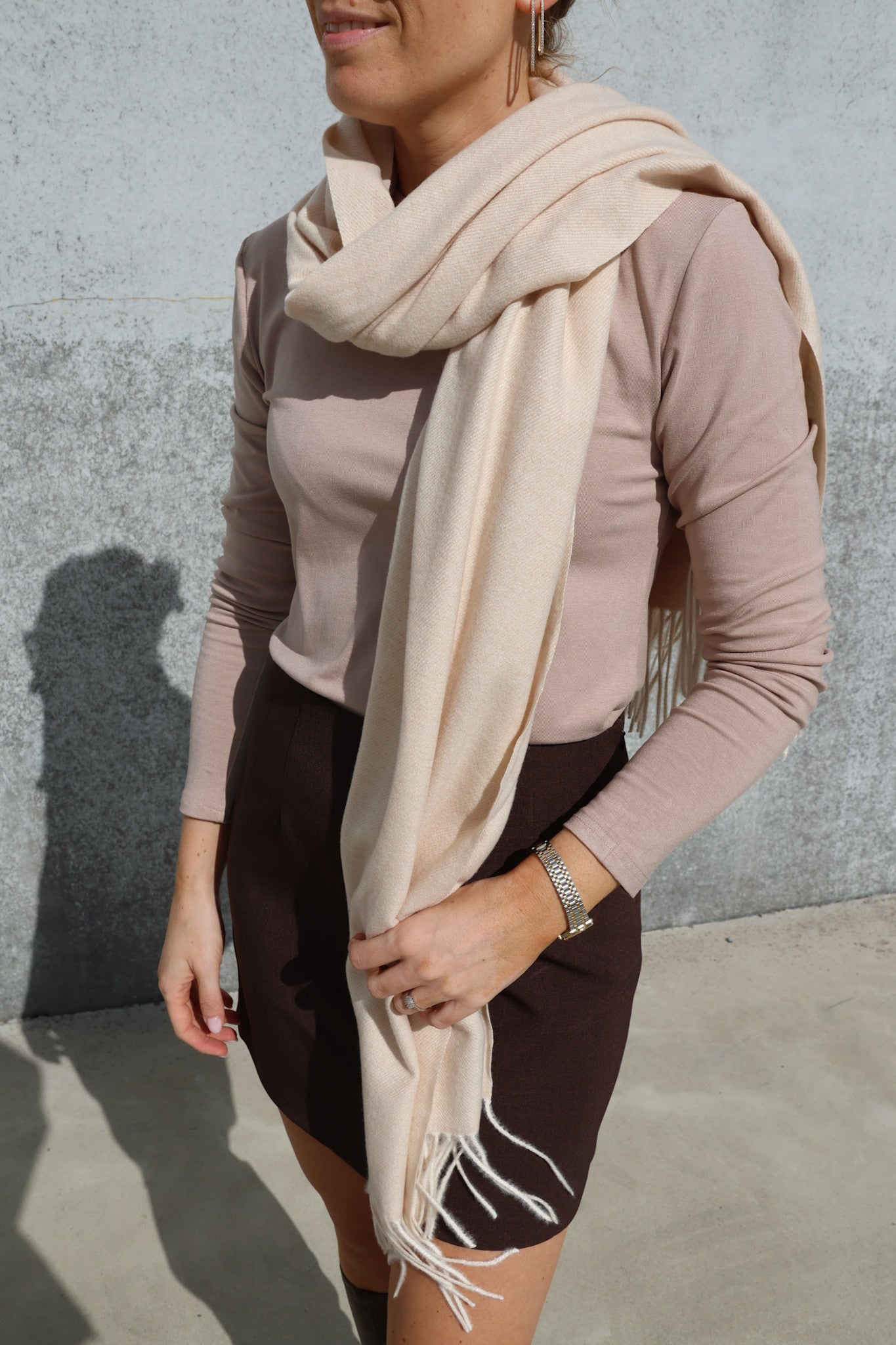 Estelle sjaal latté