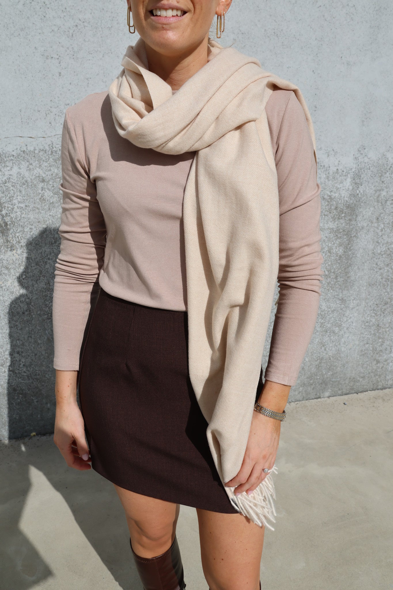 Estelle sjaal latté