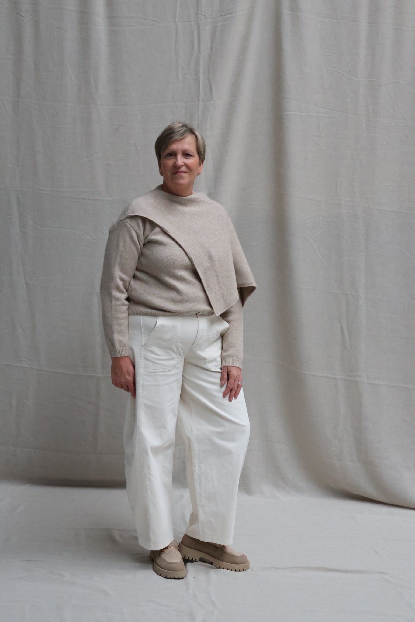 Jeanne balloon trousers offwhite