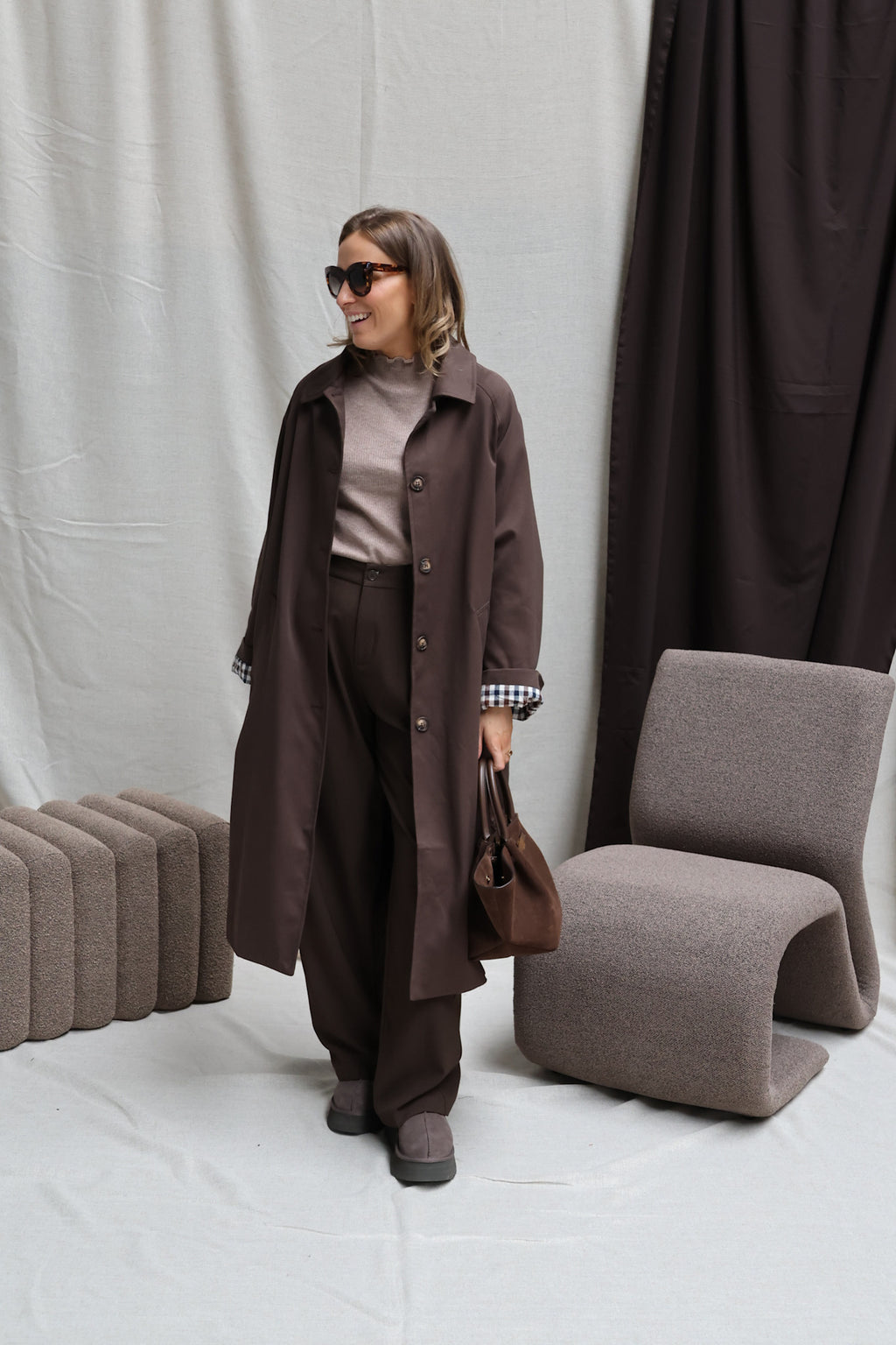 Julia pulletje taupe