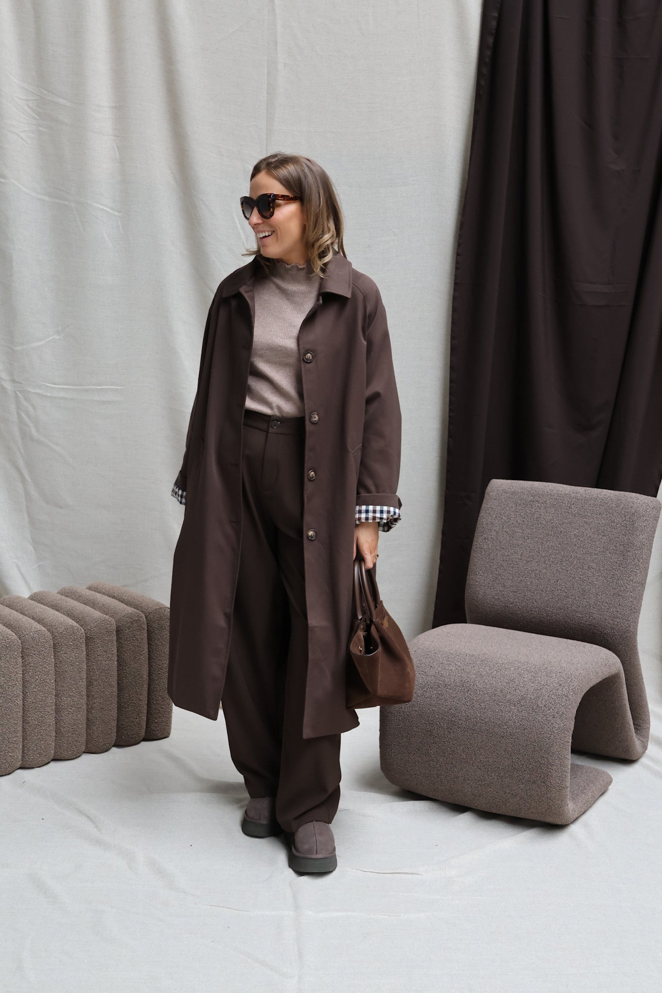 Julia pulletje taupe