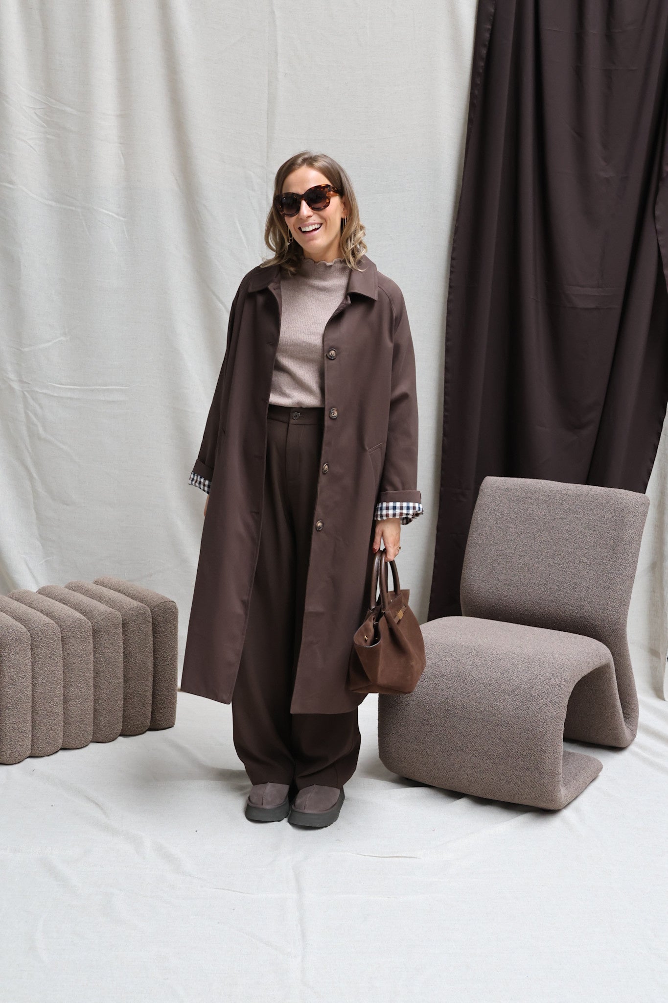 Julia pulletje taupe