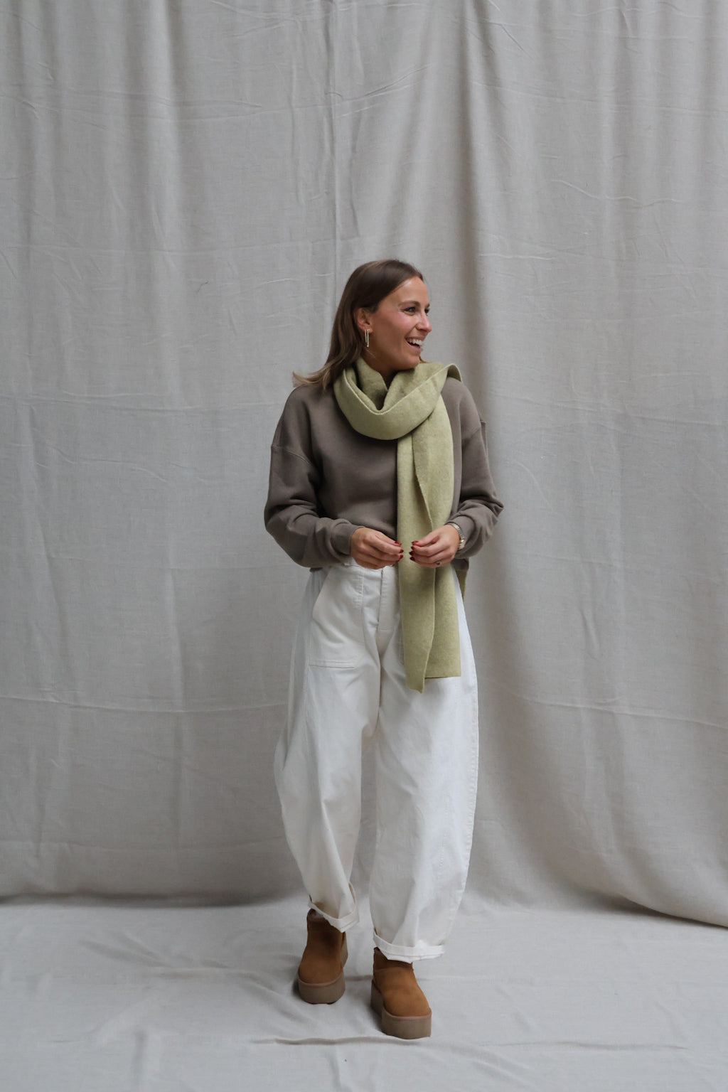 Jeanne balloon trousers offwhite